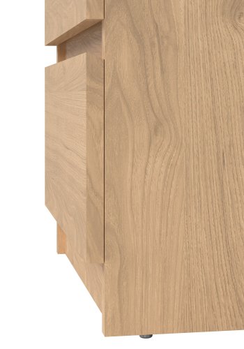 TVILUM Naia natbord, m. 2 skuffer - Jackson Hickory natur spnplade (40.4x50)