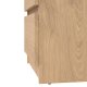 TVILUM Naia natbord, m. 2 skuffer - Jackson Hickory natur spnplade (40.4x50)