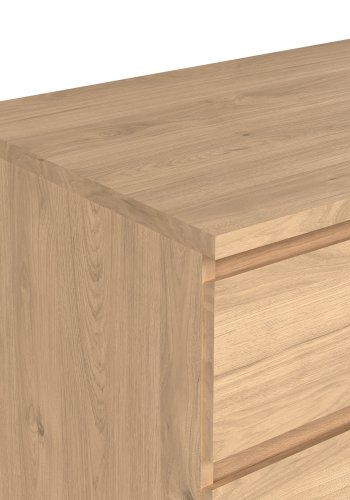 TVILUM Naia Dubbel byr� med 6 l�dor - ParcelJackson Hickory