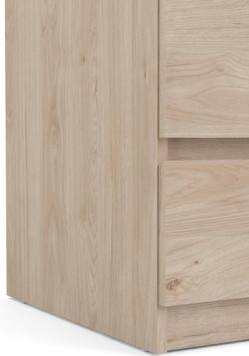 TVILUM Naia Kommode, m. 5 skuffer - Jackson Hickory natur spnplade