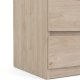 TVILUM Naia Kommode, m. 5 skuffer - Jackson Hickory natur spnplade