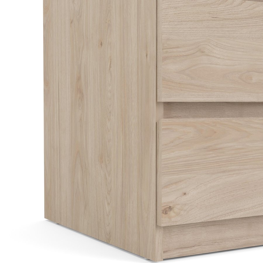 TVILUM Naia Kommode, m. 5 skuffer - Jackson Hickory natur spnplade