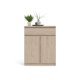 TVILUM Naia Sideboard, mit 2 Türen und 1 Schublade - Jackson Hickory Naturspanplatte