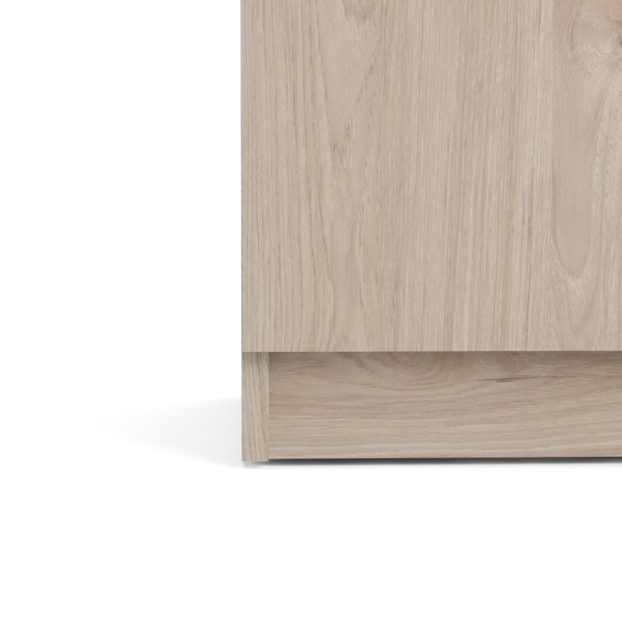 TVILUM Naia Sideboard, mit 2 Türen und 1 Schublade - Jackson Hickory Naturspanplatte