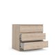 TVILUM Naia Kommode, m. 3 skuffer - Jackson Hickory natur spnplade