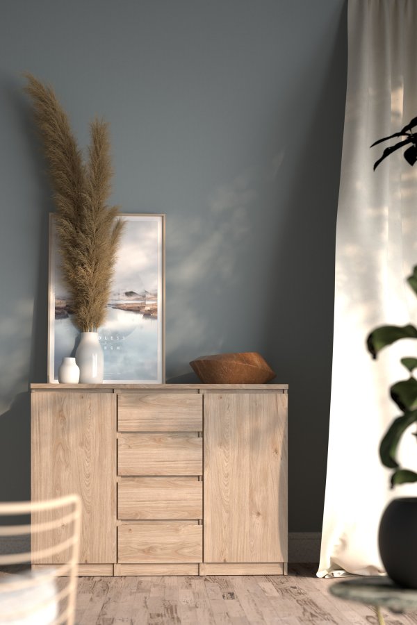 TVILUM Naia Sideboard – ParcelJackson Hickory