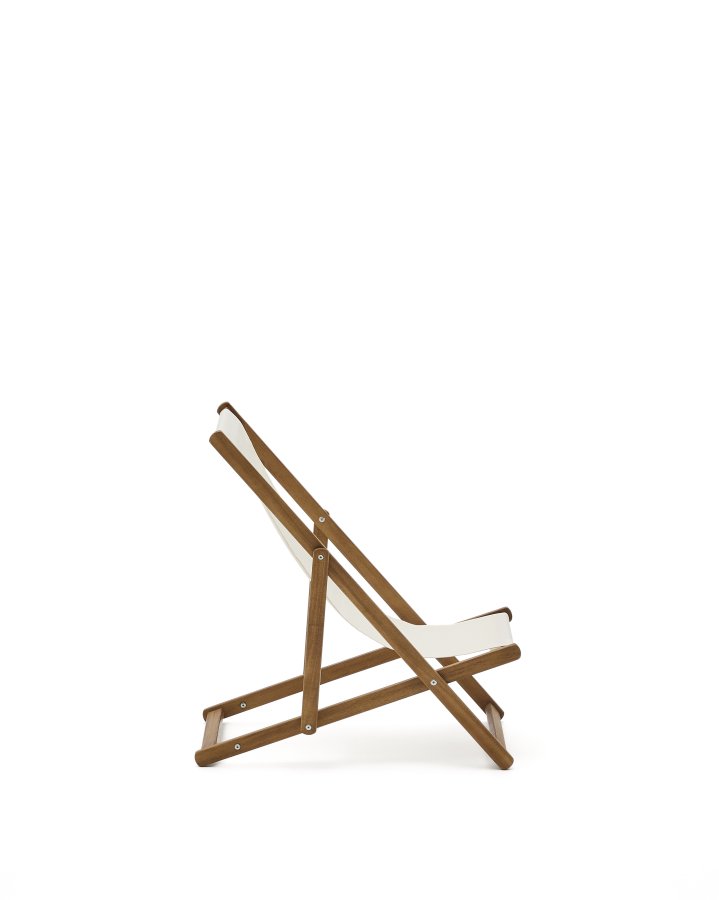 KAVE HOME Adredna beige sammenleggbar hengekye for barn laget av FSC 100 % heltre akasie