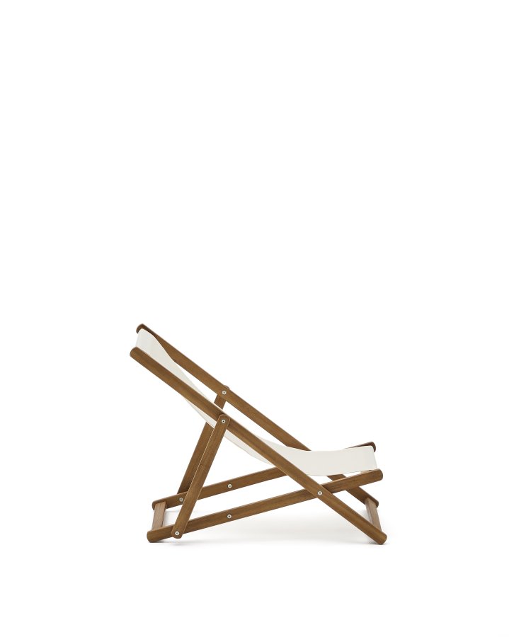 KAVE HOME Adredna beige sammenleggbar hengekye for barn laget av FSC 100 % heltre akasie