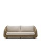 KAVE HOME Meria 3-pers. havesofa, m. hynder - syntetisk rattan og akacietr� (B:208)