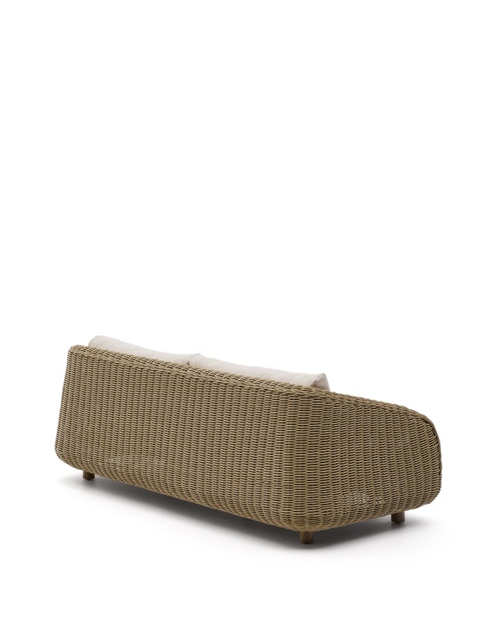 KAVE HOME Meria 3-pers. havesofa, m. hynder - syntetisk rattan og akacietr� (B:208)