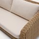 KAVE HOME Meria 3-pers. havesofa, m. hynder - syntetisk rattan og akacietr� (B:208)