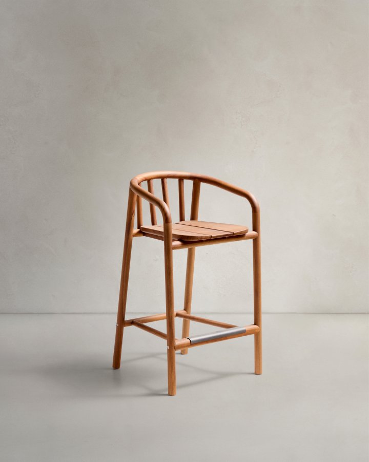 KAVE HOME Turqueta utekrakk laget av FSC 100 % heltre teak, hyde 65 cm