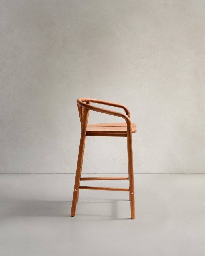 KAVE HOME Turqueta utekrakk laget av FSC 100 % heltre teak, hyde 65 cm