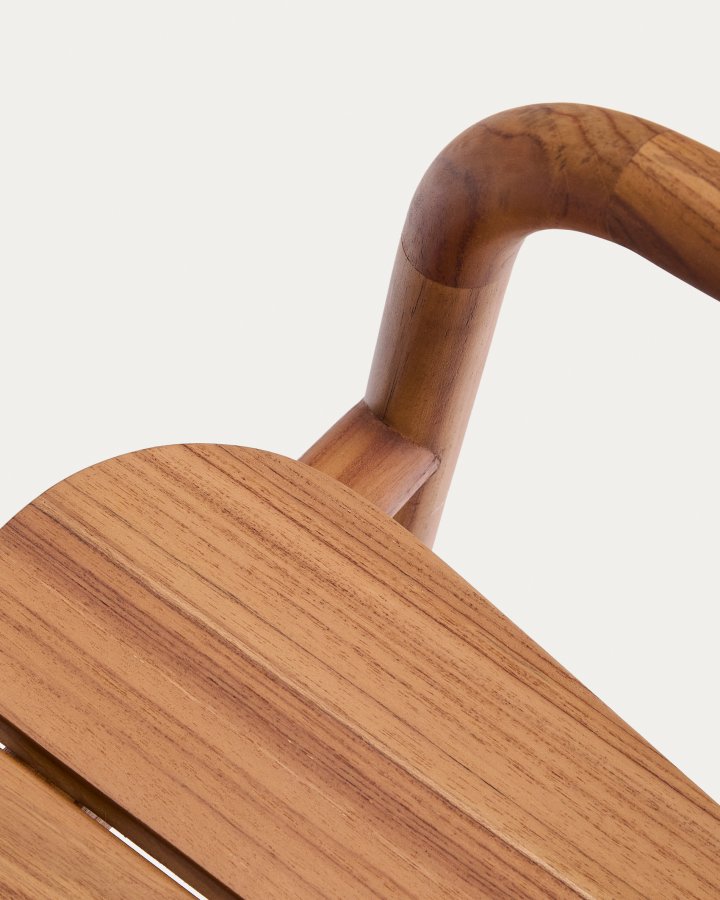 KAVE HOME Turqueta utekrakk laget av FSC 100 % heltre teak, hyde 65 cm