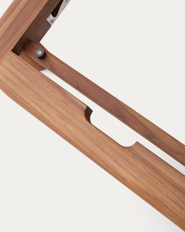 KAVE HOME Turqueta dobbel solstol laget av FSC 100 % heltre teak