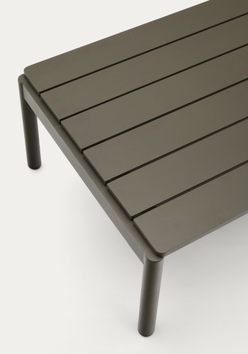 KAVE HOME Sorells utendrs salongbord, rektangulrt - grnn aluminium (63x144,6)