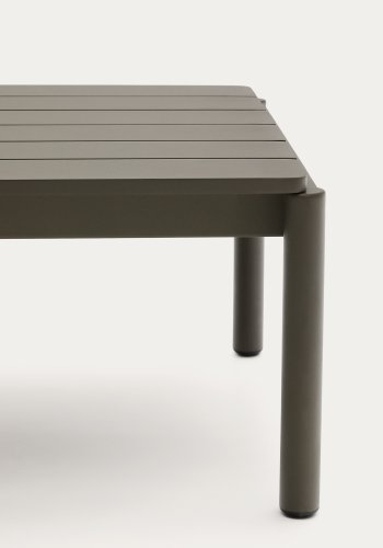 KAVE HOME Sorells utendrs salongbord, rektangulrt - grnn aluminium (63x144,6)