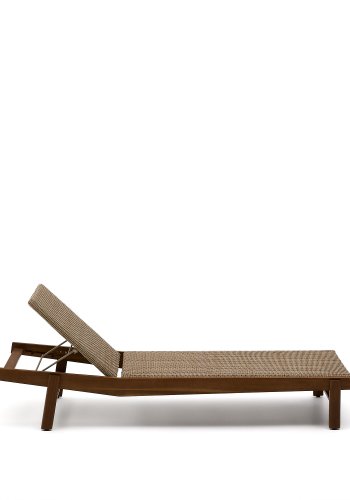 KAVE HOME Itani solstol i FSC 100 % heltre akasie og syntetisk rotting