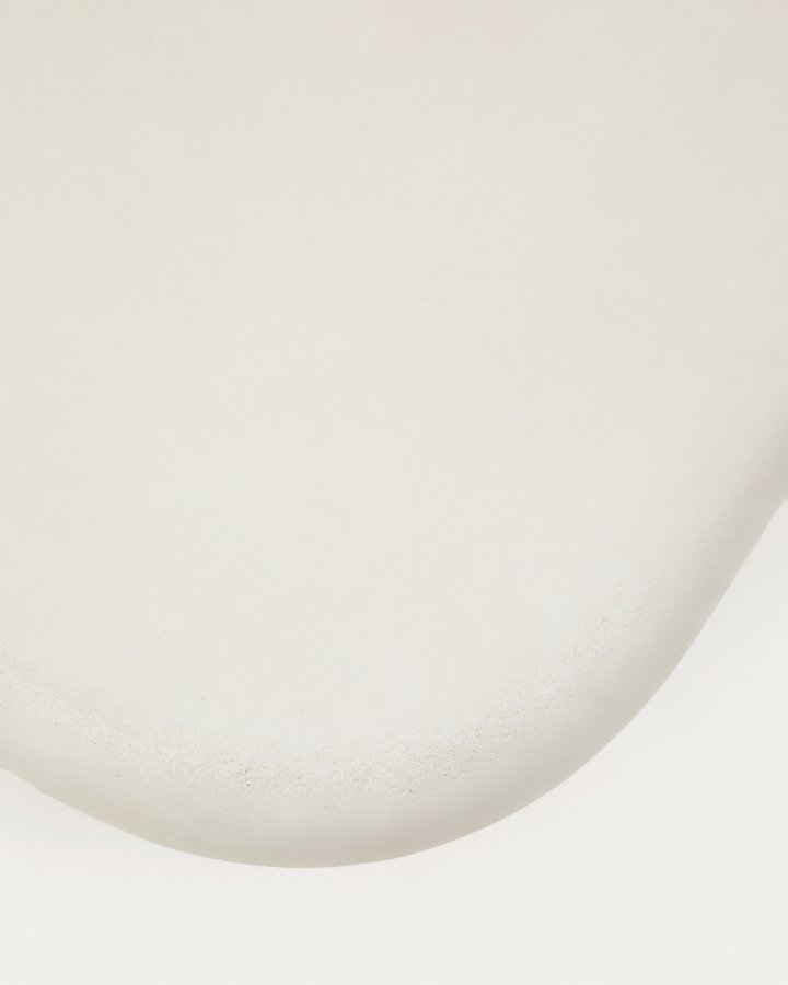 KAVE HOME Labra salongbord i sement og akasietre 140 x 70 cm