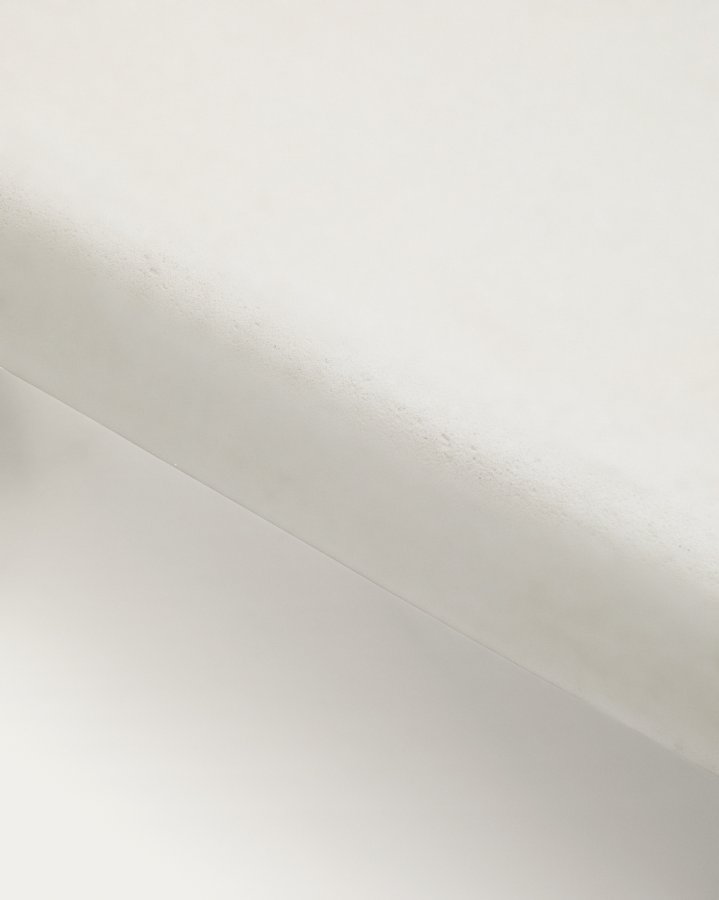 KAVE HOME Labra salongbord i sement og akasietre 80 x 80 cm