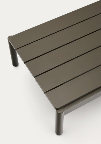 KAVE HOME Sorells utendrs salongbord, rektangulrt - grnn aluminium (52,4x91)