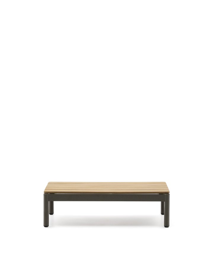  KAVE HOME Sorell salongbord i grnn aluminium og teak 57 x 91 cm FSC 100%