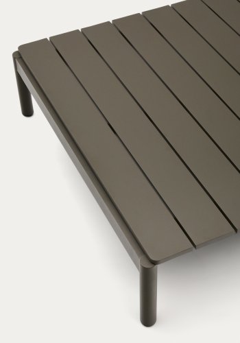 KAVE HOME Sorells utendrs salongbord, rektangulrt - grnn aluminium (89x91)