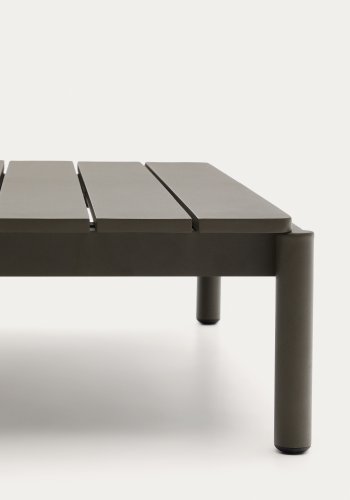 KAVE HOME Sorells utendrs salongbord, rektangulrt - grnn aluminium (89x91)