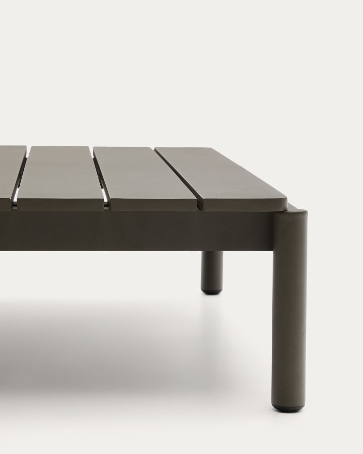 KAVE HOME Sorells utendrs salongbord, rektangulrt - grnn aluminium (89x91)