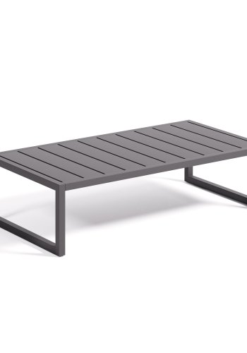 KAVE HOME Comova havebord, rektangulr - sort aluminium (60x114)