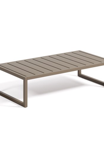 KAVE HOME Comova havebord, rektangulr - grn aluminium (60x114)