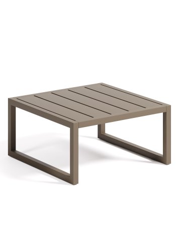 KAVE HOME Comova havebord, kvadratisk - grn aluminium (60x60)