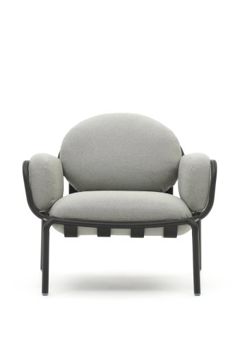 KAVE HOME Joncols hagestol, med gr puter - gr aluminium