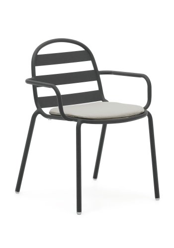 KAVE HOME Joncols stolpute, rektangulr - grtt stoff (43x41)