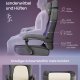 SONGMICS HOME Gamingstol Ergonomisk Computerstol med Fodst�tte Kontordrejestol med Pude Bomuld H�rblanding H�jdejusterbar Duegr� OBG072G01