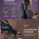 SONGMICS HOME Gamingstol Ergonomisk Computerstol med Fodst�tte Kontordrejestol med Pude Bomuld H�rblanding H�jdejusterbar Duegr� OBG072G01