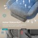 SONGMICS Gamingstol, Kontorcomputerstol, Ergonomisk Design, Med Fodst�tte, Justerbar Nakkest�tte, L�ndest�tte, 150 kg Belastningskapacitet, Skifergr� OBG077G01