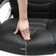 SONGMICS OBG21B - Silla de Oficina, Color Negro