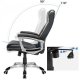 SONGMICS OBG21B - Silla de Oficina, Color Negro