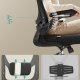 SONGMICS Kontorsstol Ergonomisk Skrivbordsstol Snurrstol med Mesh Vadderad L&auml;ndryggsst&ouml;d Tiltfunktion 53 cm Sits F&auml;llbara Armst&ouml;d Nackst&ouml;d Bl&auml;cksvart OBN047B01