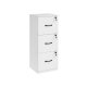 VASAGLE kontorpiedestal med 3 skuffer, dokumentopbevaringsenhed, printerstativ, 3 afl�selige skuffer, justerbar oph�ngningsskinne, til A4-mapper, Cloud White OFC055W14