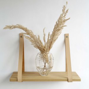 NocNoi Harre Vig vghylde - olieret egetr m. natur lderstrop, 50-100