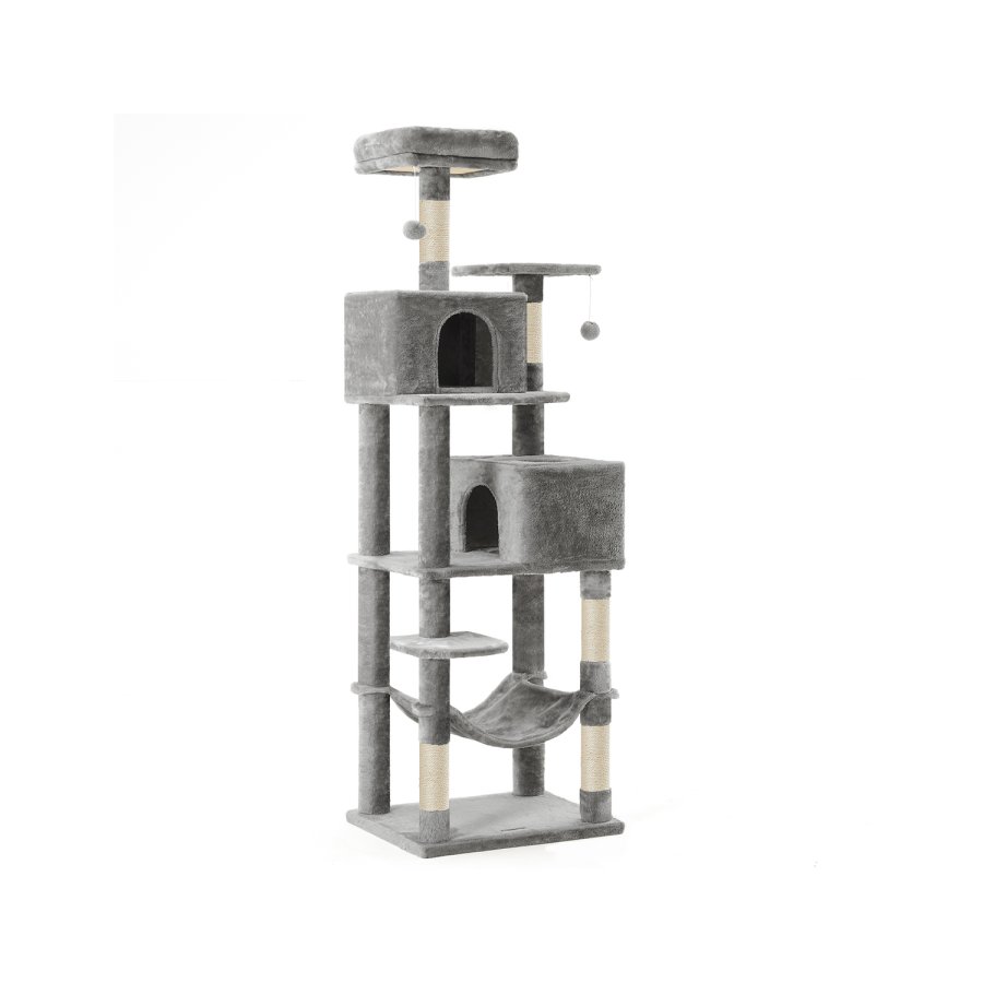 FEANDREA PCT162W01 Kradsetr� til Katte med Bl�dt Betr�k Gr� Bl�