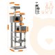 FEANDREA PCT162W01 Kradsetr� til Katte med Bl�dt Betr�k Gr� Bl�