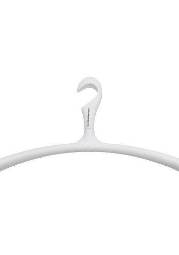 SPINDER DESIGN Arx henger, justerbar, anti-skli - hvit gummibelegg (5 stk.)