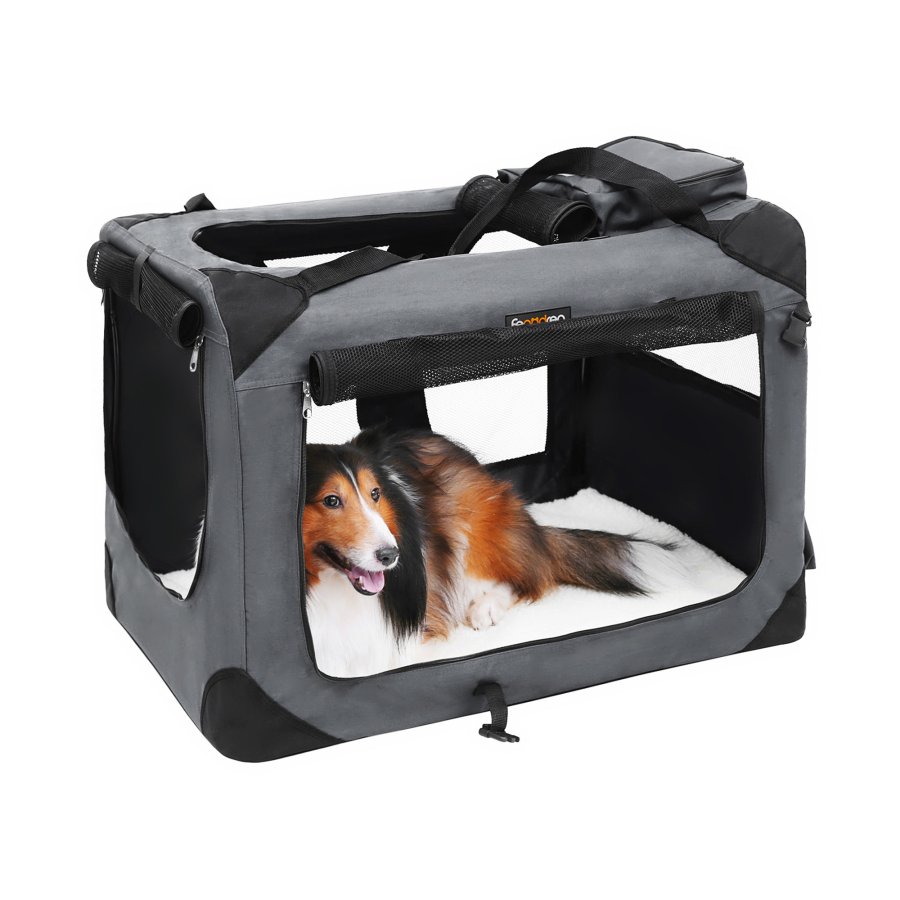 FEANDREA Hundetransport, Foldbar Stoftransport til K�ledyr, 70 x 52 x 52 cm, Gr�