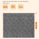 FEANDREA Vandt�t Hundet�ppe, Sherpa Fleece K�ledyrst�ppe til Miniaturehunde og Sm� Hunde, Katte, 102 x 74 cm, Vendbart Sofabetr�k, Maskinvaskbar, Gr� UPPB040G01