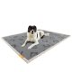 FEANDREA Vandt�t Hundet�ppe, Sherpa Fleece K�ledyrst�ppe til Sm� og Mellemstore Hunde, Katte, 127 x 101 cm, L, Maskinvaskbar, Vendbar Hundesofabetr�k, Gr� PPB050G01
