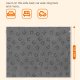 FEANDREA Vandt�t Hundet�ppe, Sherpa Fleece K�ledyrst�ppe til Sm� og Mellemstore Hunde, Katte, 127 x 101 cm, L, Maskinvaskbar, Vendbar Hundesofabetr�k, Gr� PPB050G01