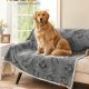 FEANDREA Vandt�t Hundet�ppe, Sherpa Fleece K�ledyrst�ppe til Store og Ekstra Store Hunde, Katte, 203 x 152 cm, XXL, Maskinvaskbar, Vendbar Hundesofabetr�k, Gr� PPB080G01